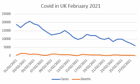 graph for Febuary 2021
